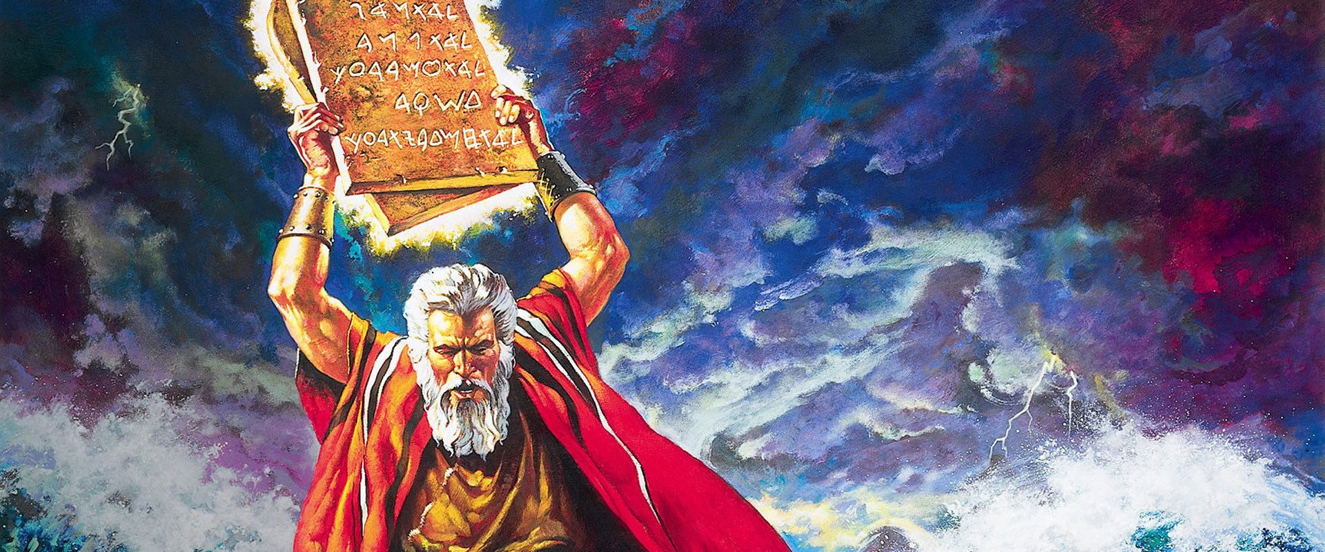 The Ten Commandments background