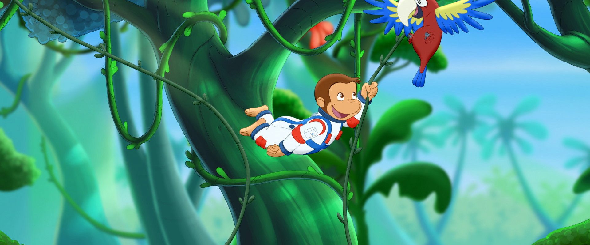 Curious George 3: Back to the Jungle background