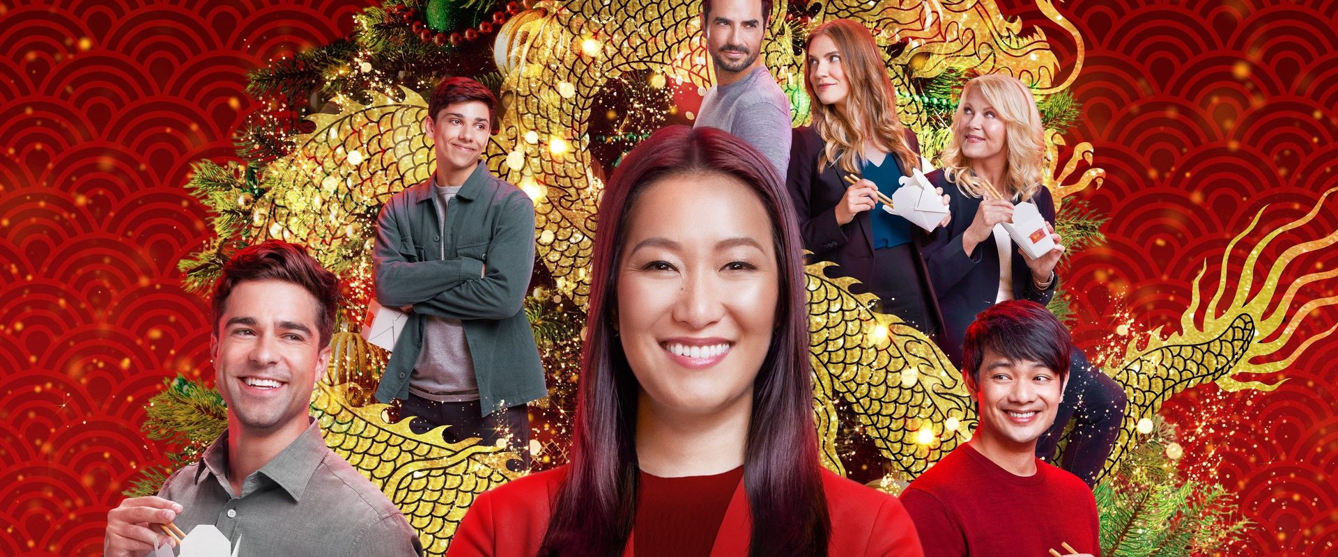 Christmas at the Golden Dragon background