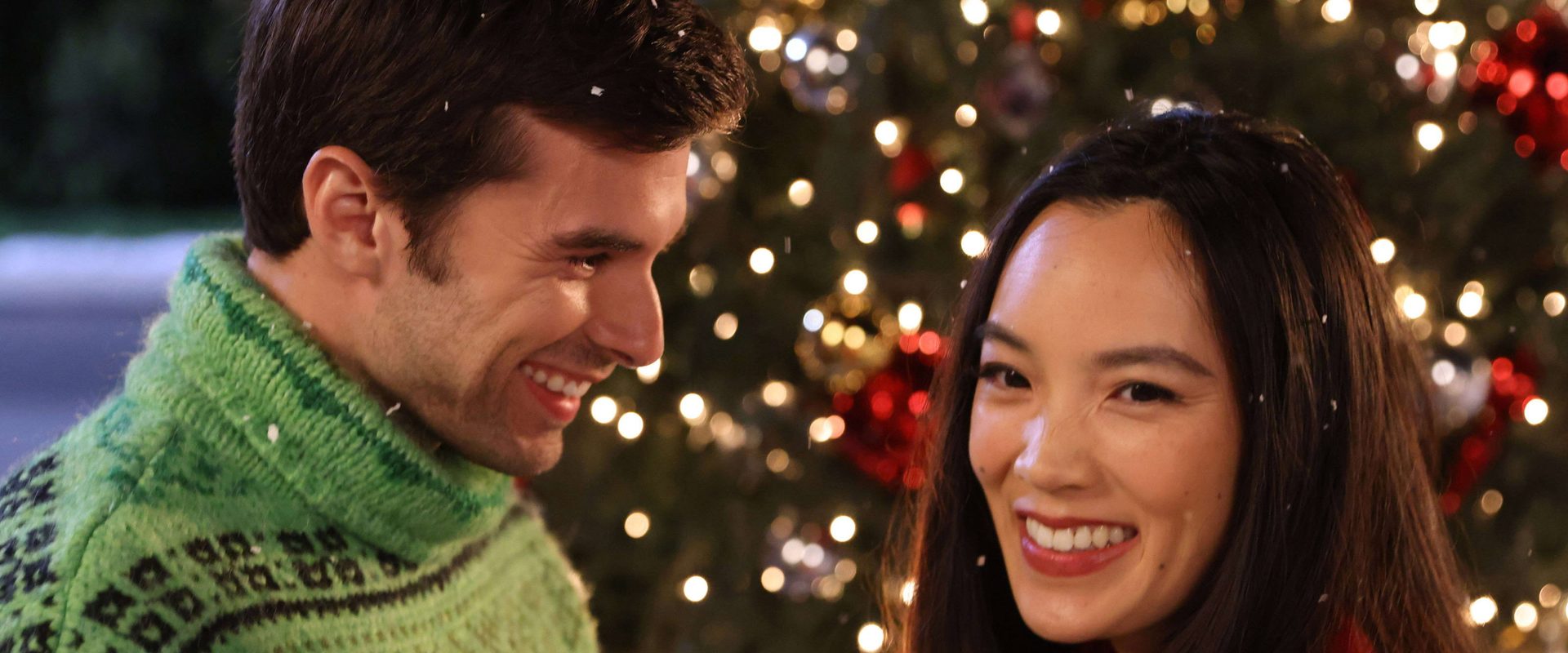 A Hollywood Christmas background