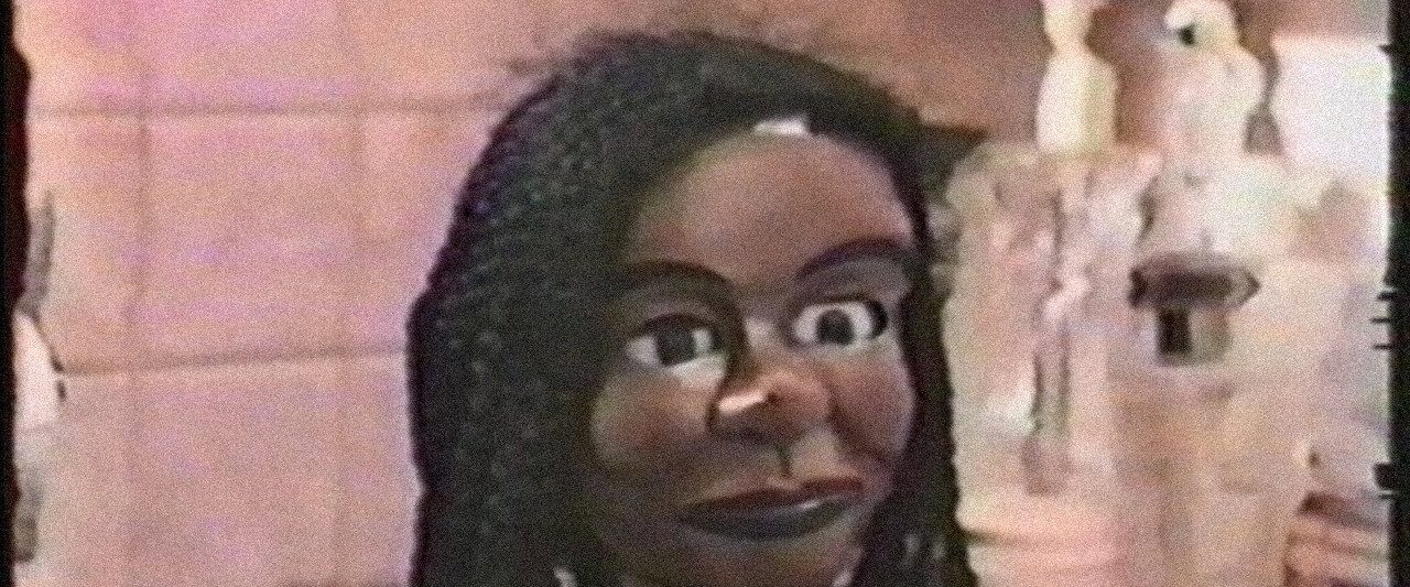 Black Devil Doll from Hell background