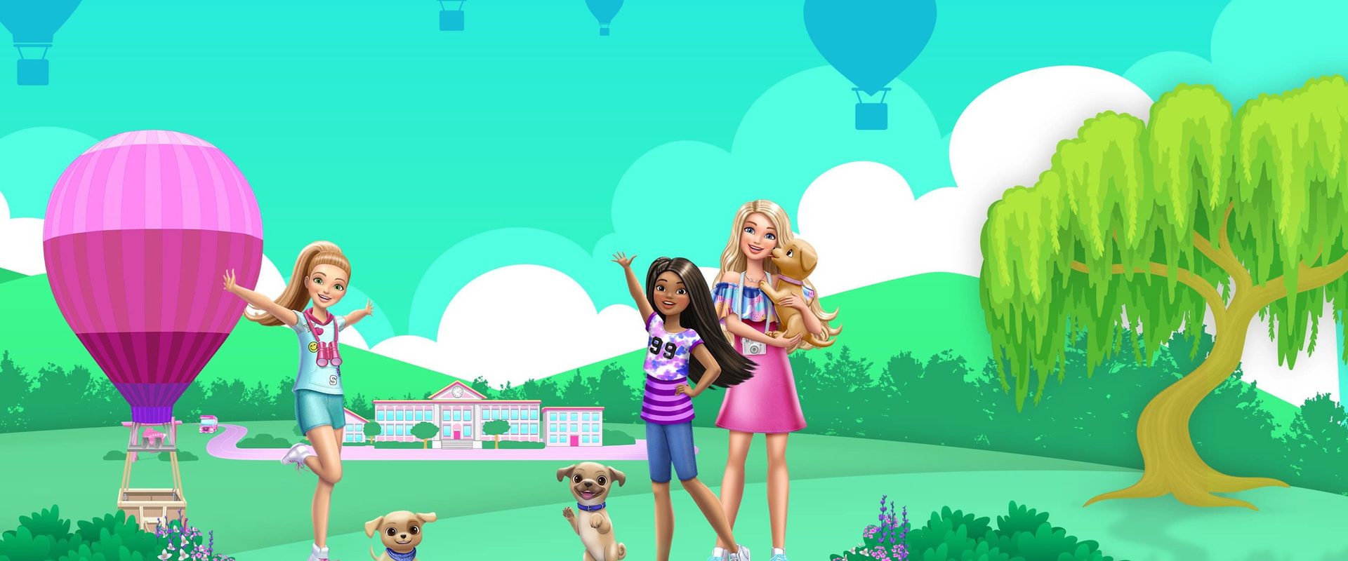 Barbie and Stacie to the Rescue background