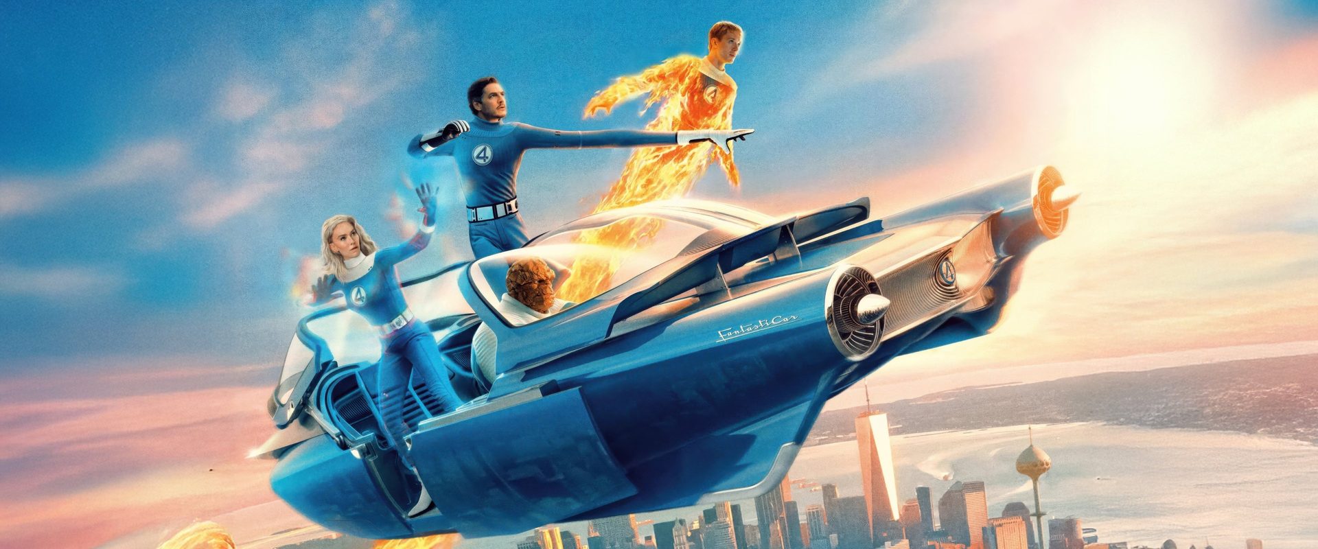 The Fantastic 4: First Steps background
