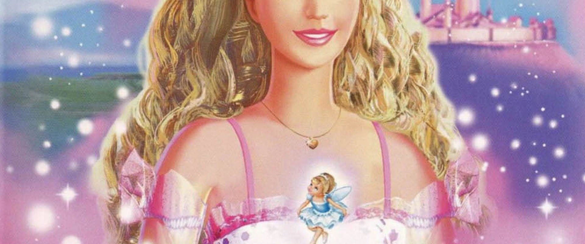 Barbie in the Nutcracker background
