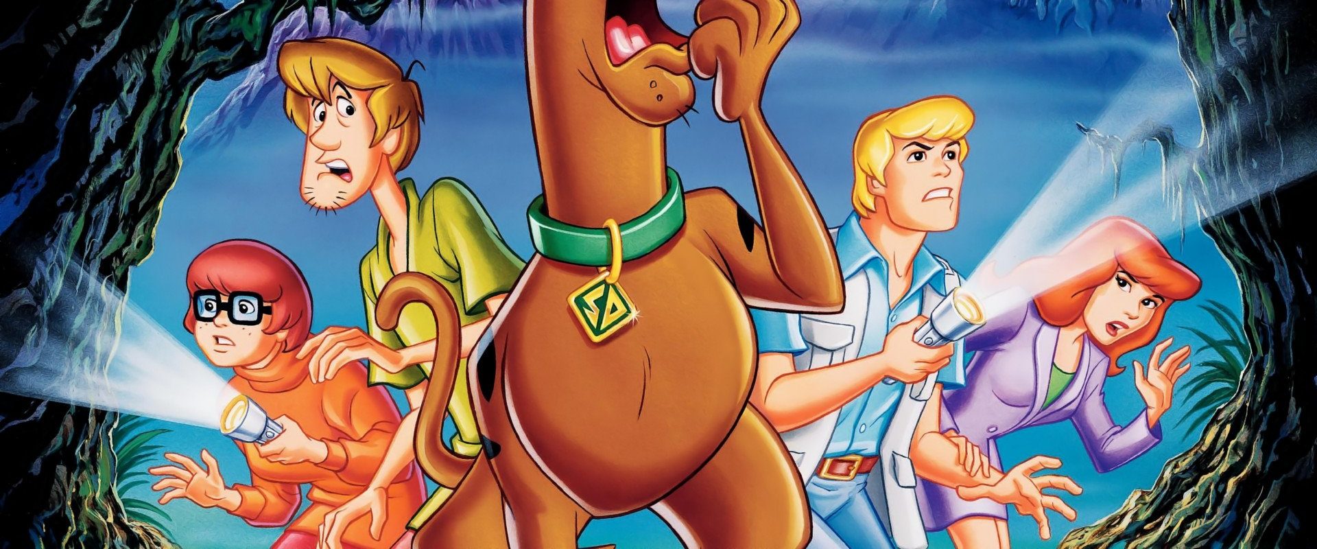 Scooby-Doo on Zombie Island background