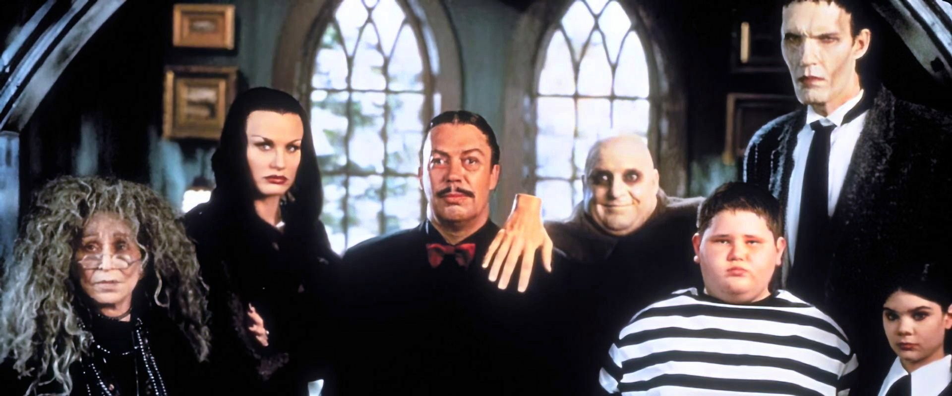 Addams Family Reunion background