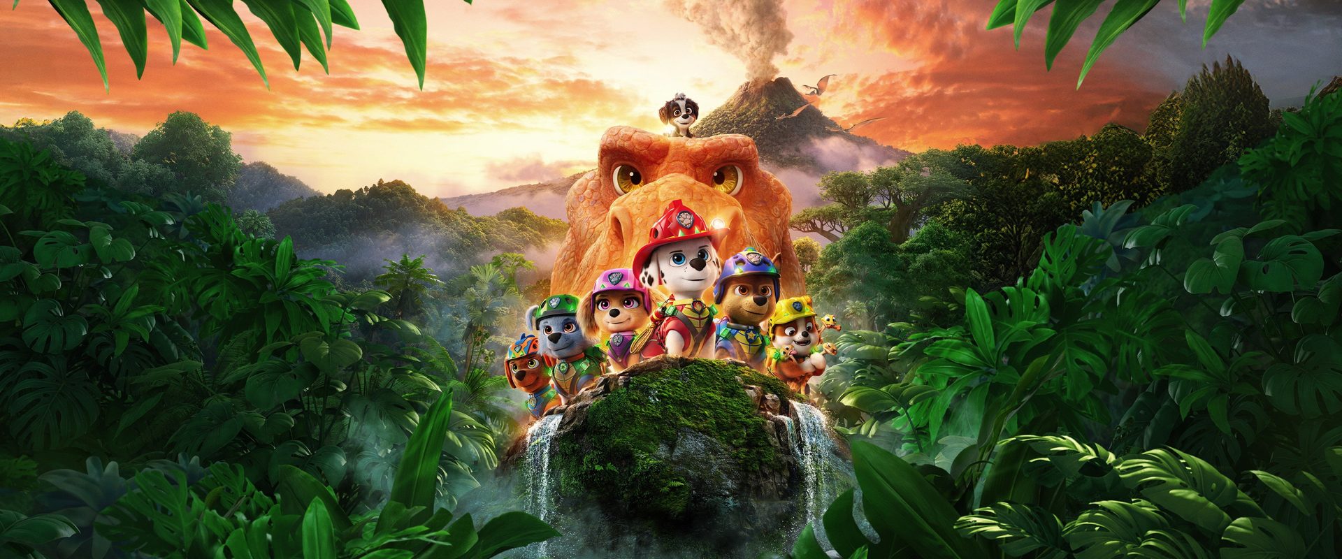 PAW Patrol: The Dino Movie background