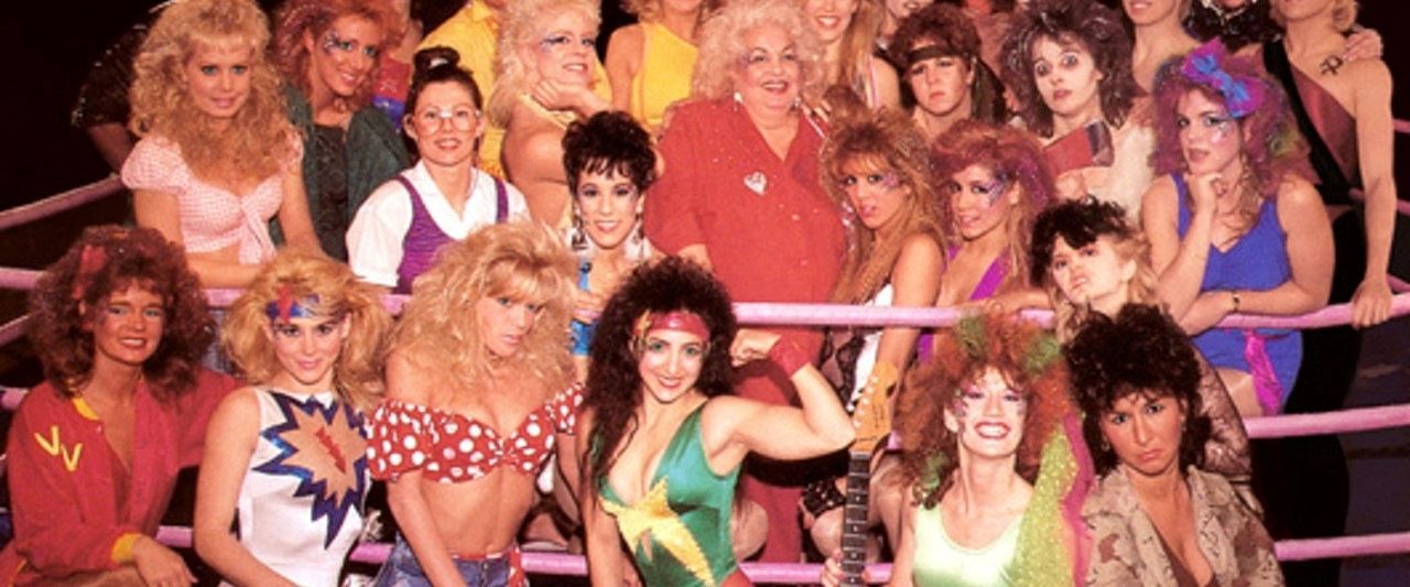 GLOW: The Story of The Gorgeous Ladies of Wrestling background