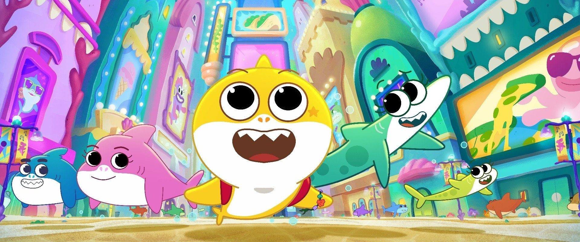 Baby Shark's Big Movie background