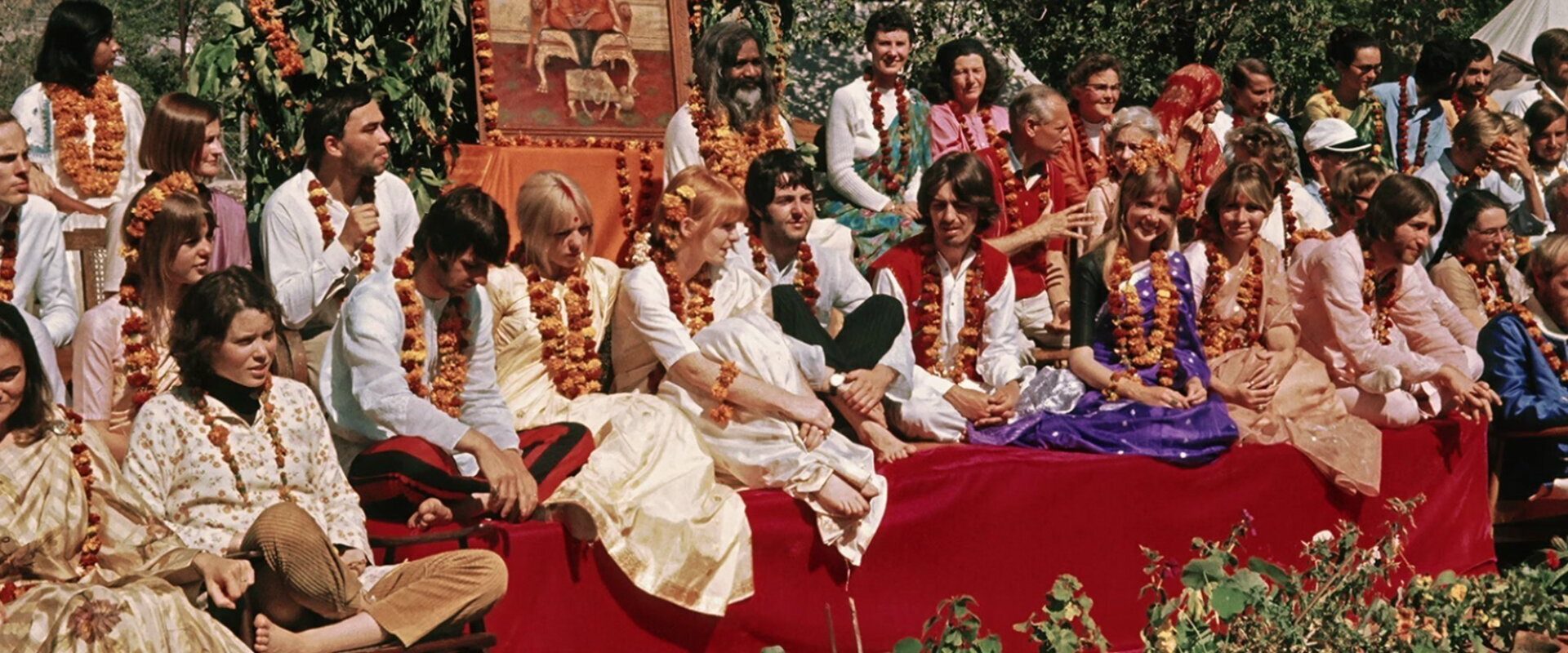 The Beatles and India background