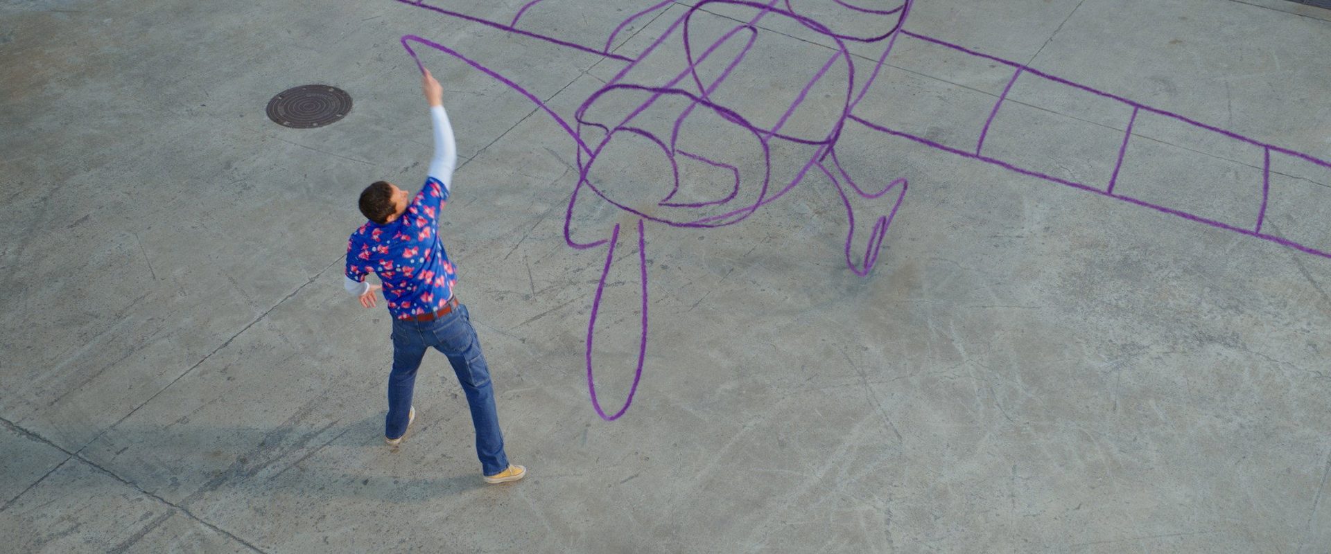 Harold and the Purple Crayon background
