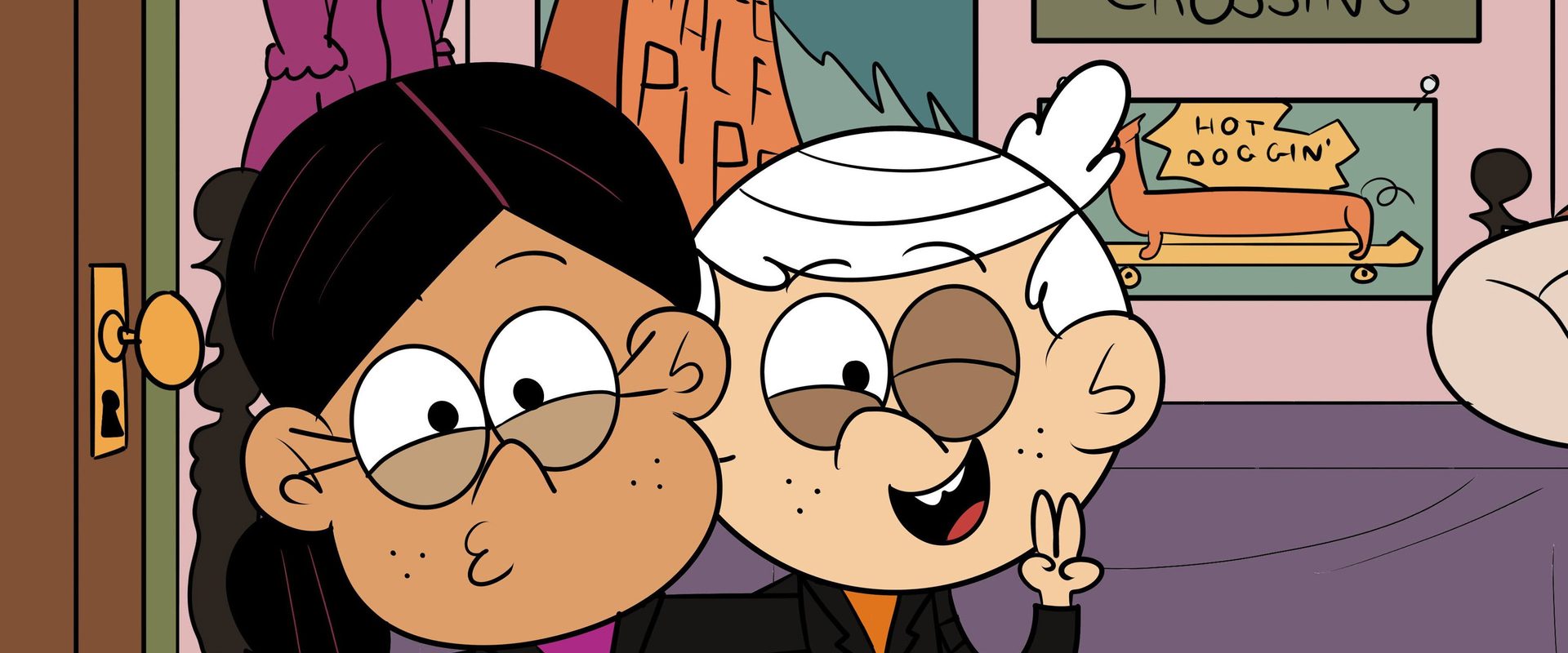 No Time to Spy: A Loud House Movie background