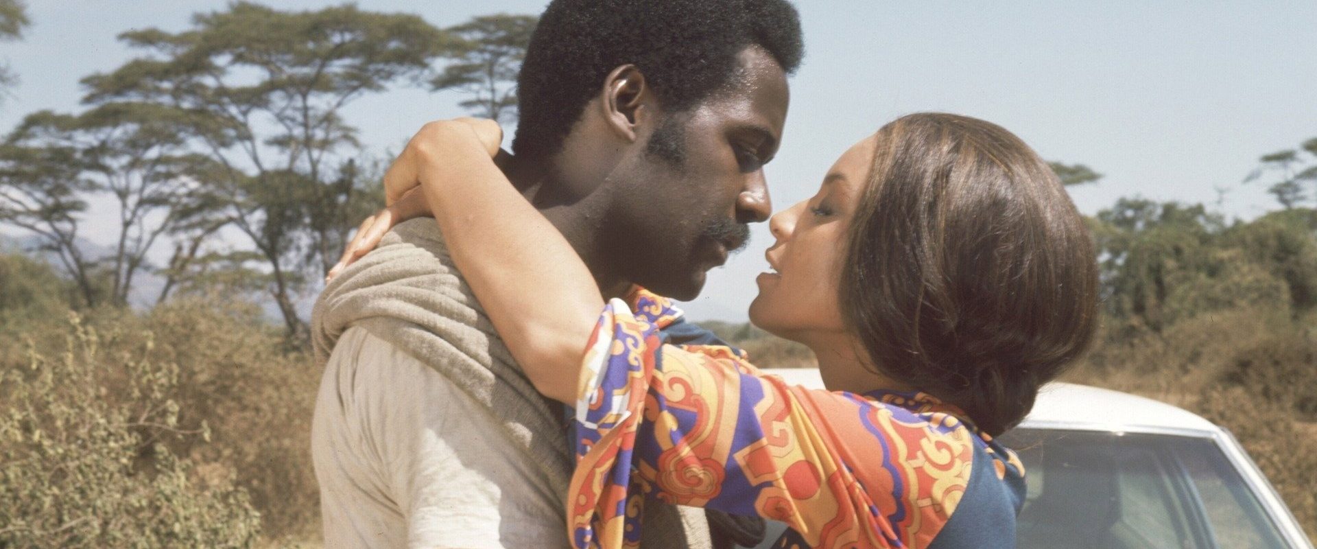 Shaft in Africa background