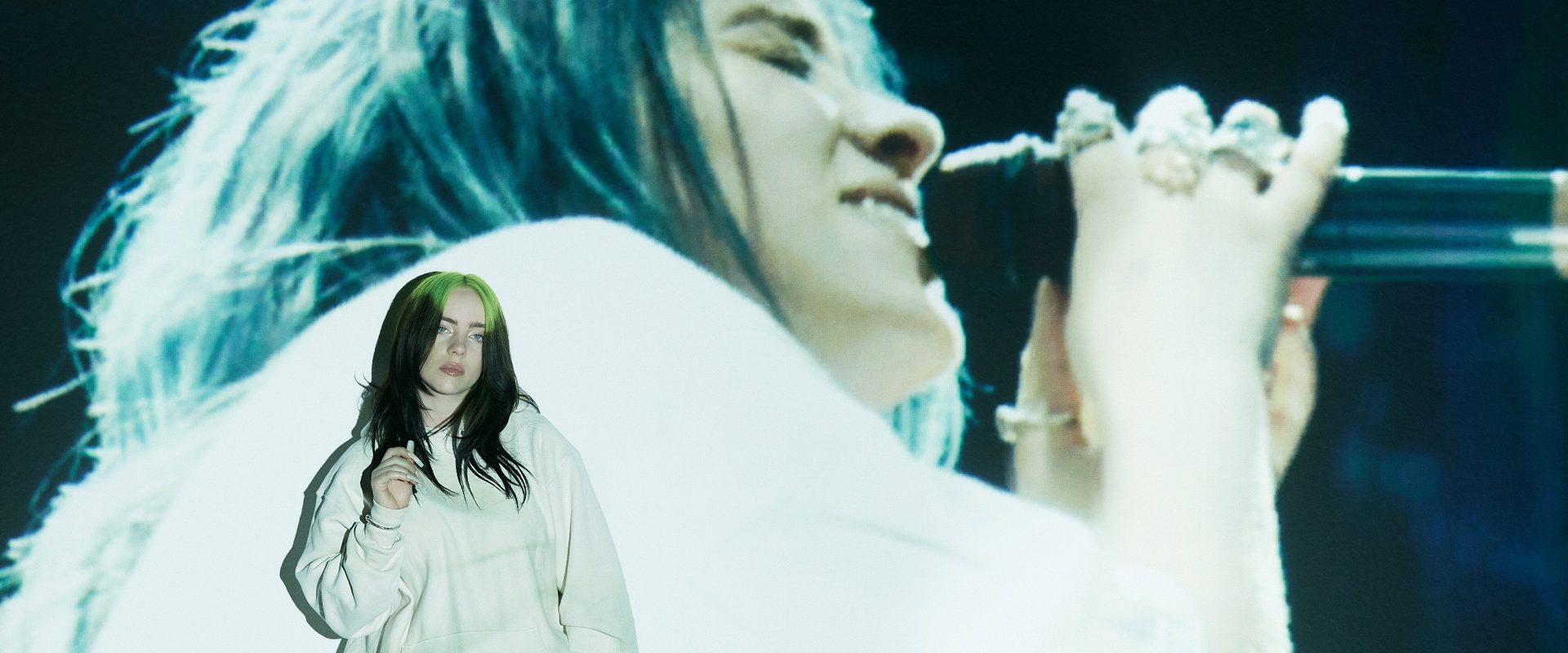 Billie Eilish: The World's a Little Blurry background