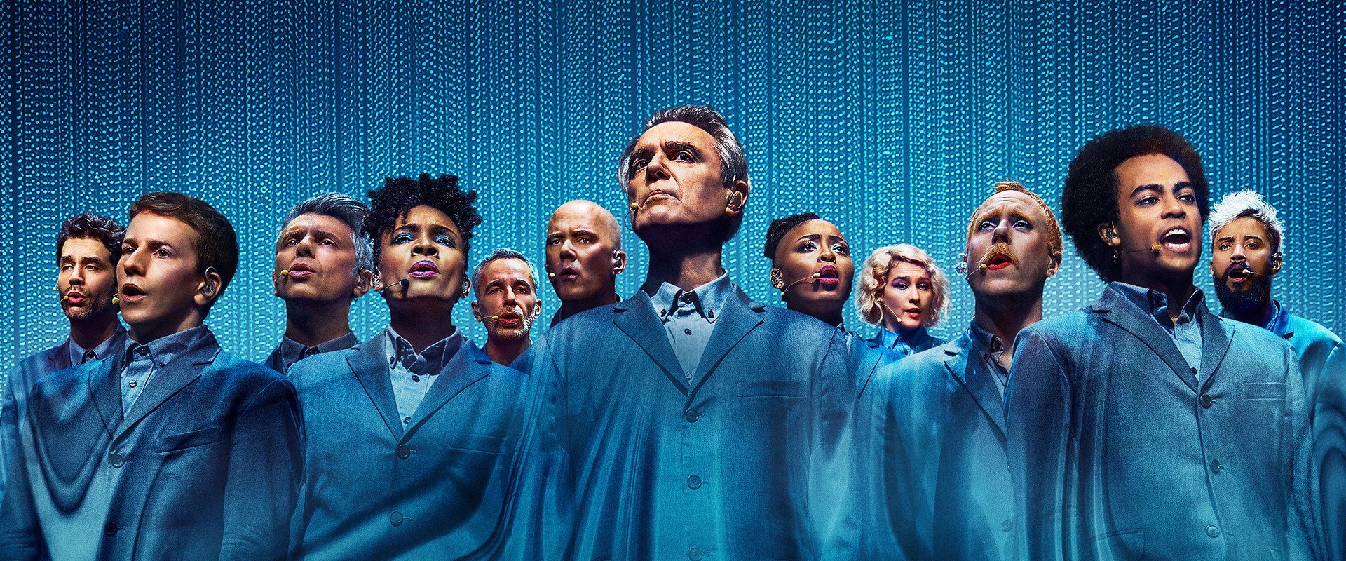 David Byrne's American Utopia background