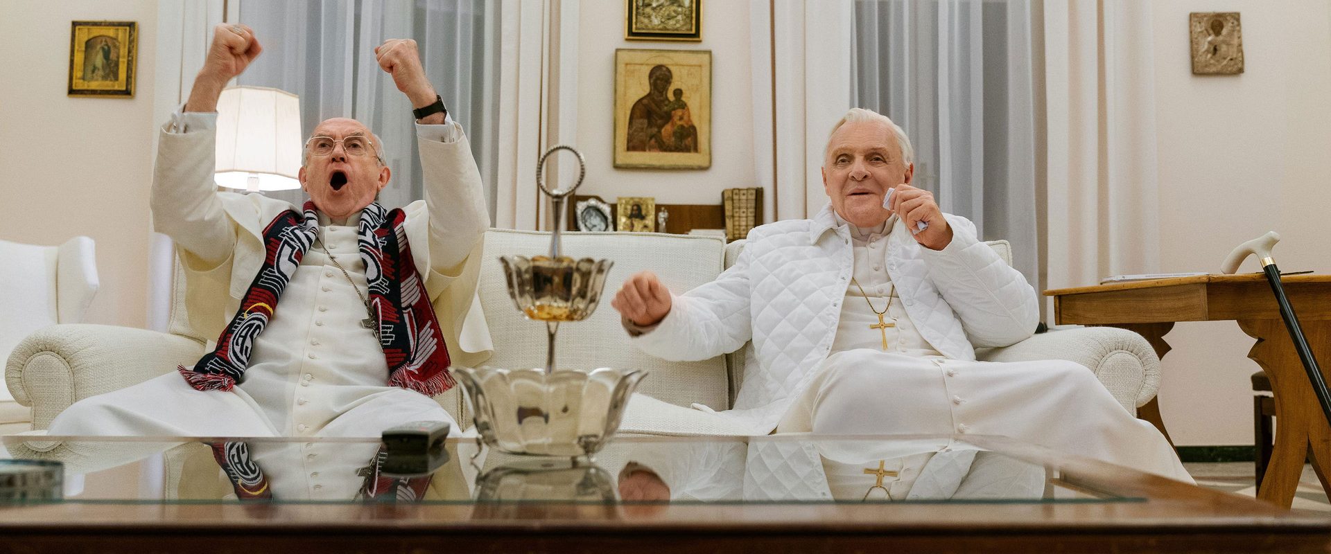 The Two Popes background