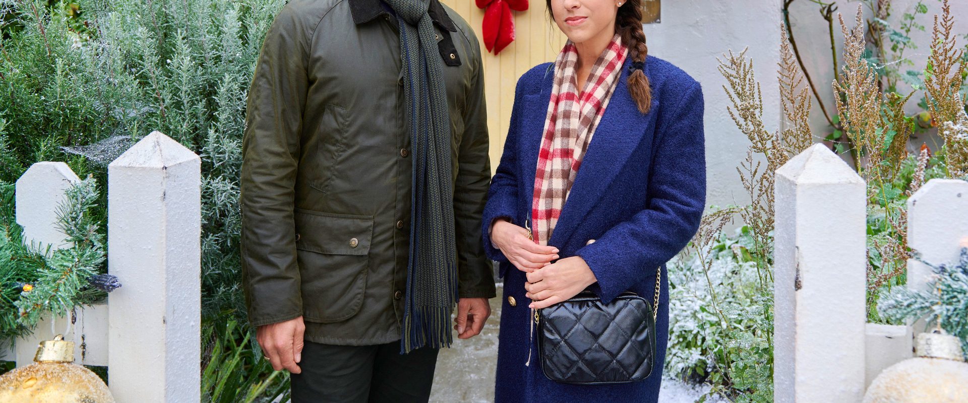 Christmas at Castle Hart background