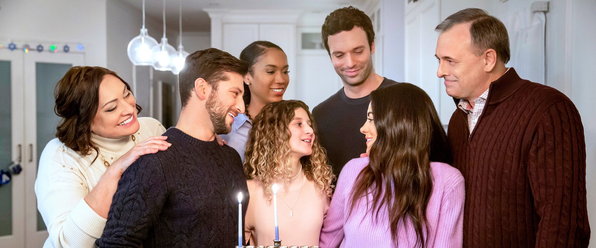 Eight Gifts of Hanukkah background