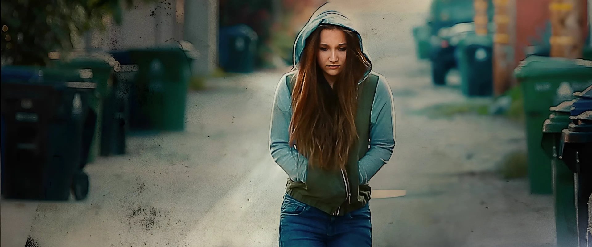 Girl Lost background