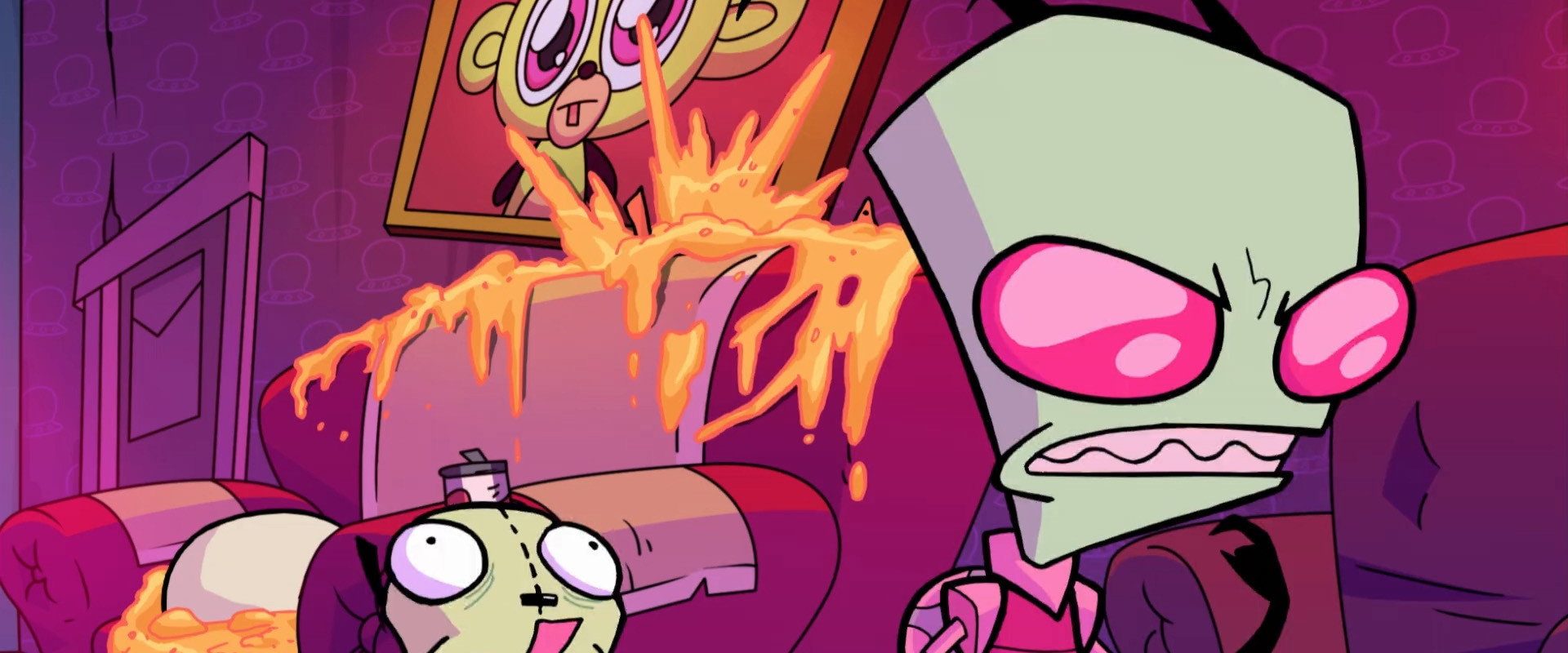 Invader Zim: Enter the Florpus background