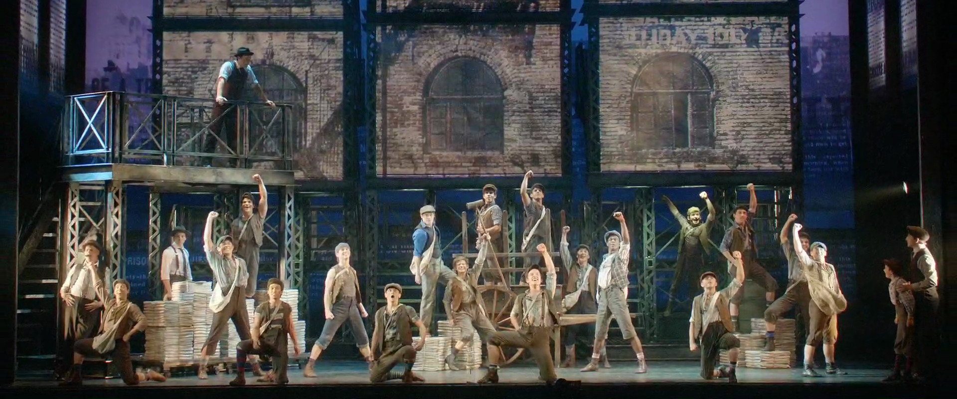 Newsies background