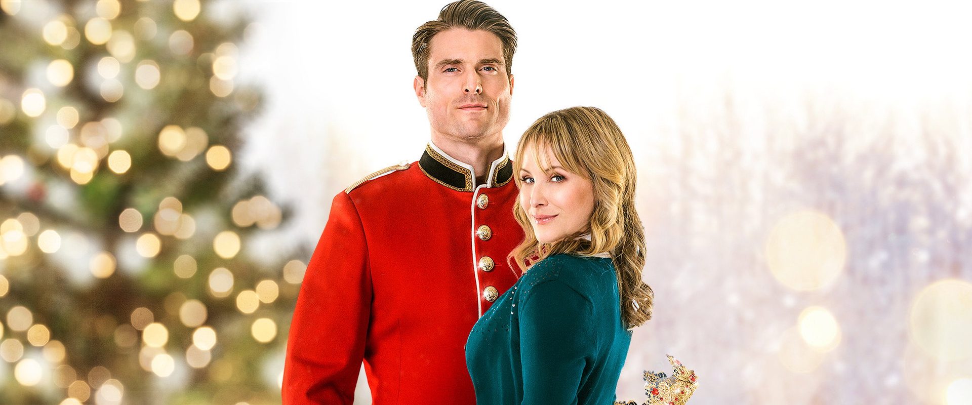 Christmas with a Crown background