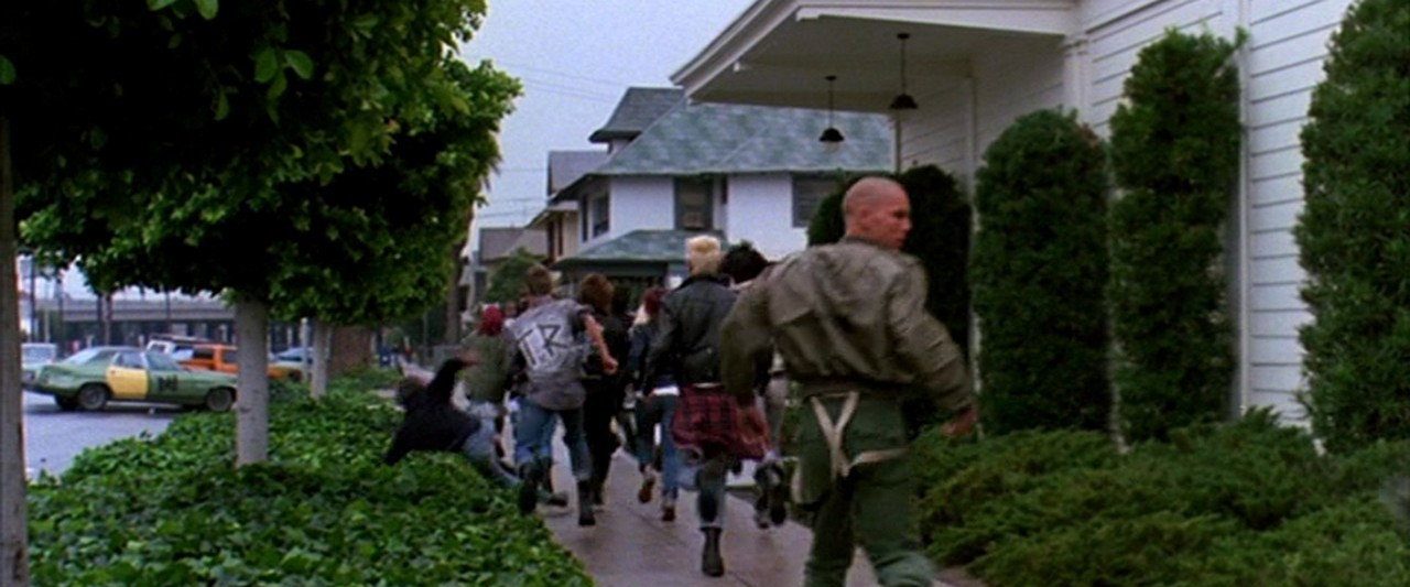 Suburbia background