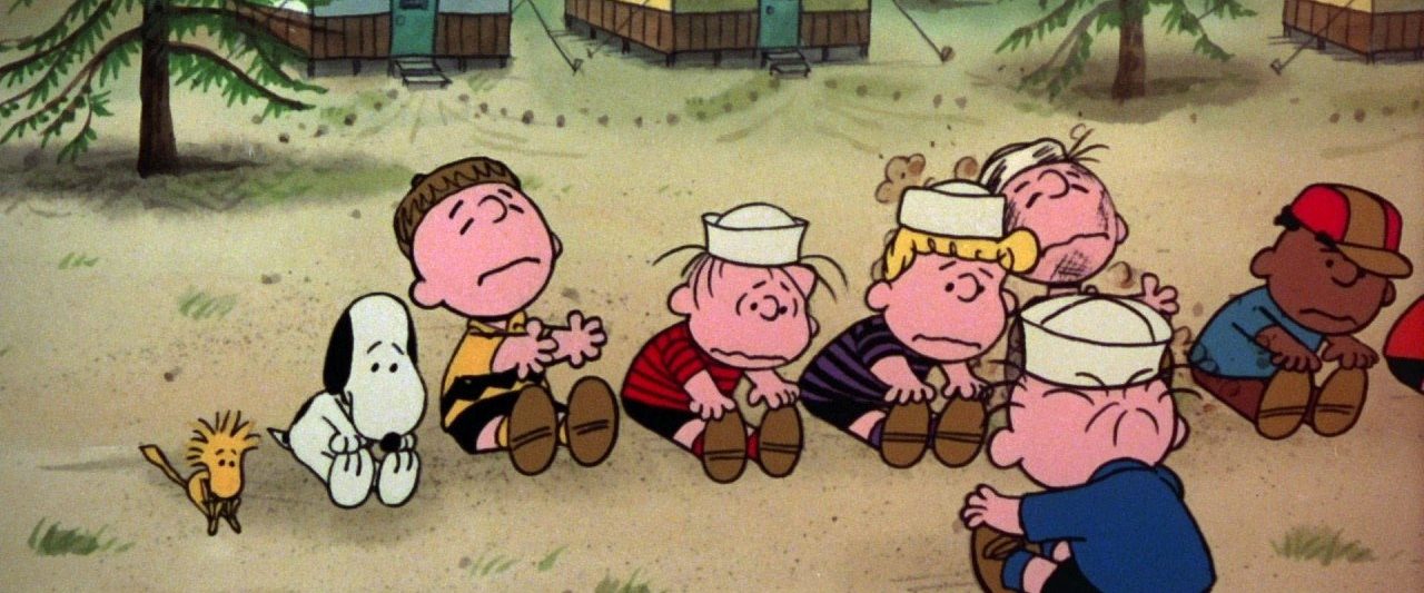 Race for Your Life, Charlie Brown background