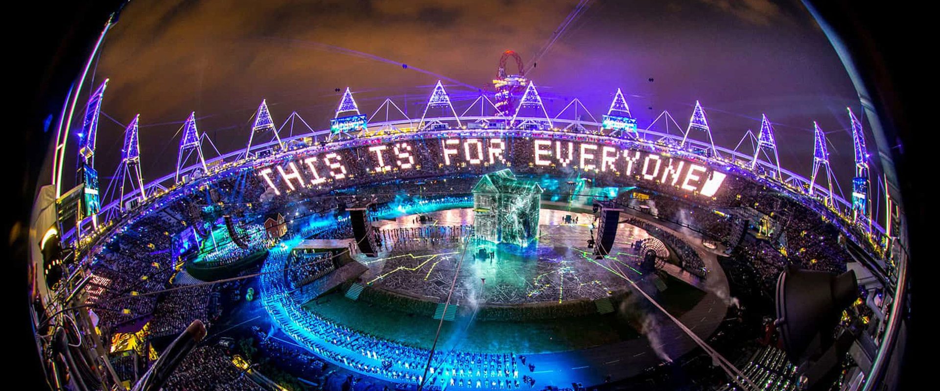 London 2012 Olympic Opening Ceremony: Isles of Wonder background