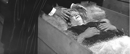 Bud Abbott and Lou Costello meet Frankenstein background