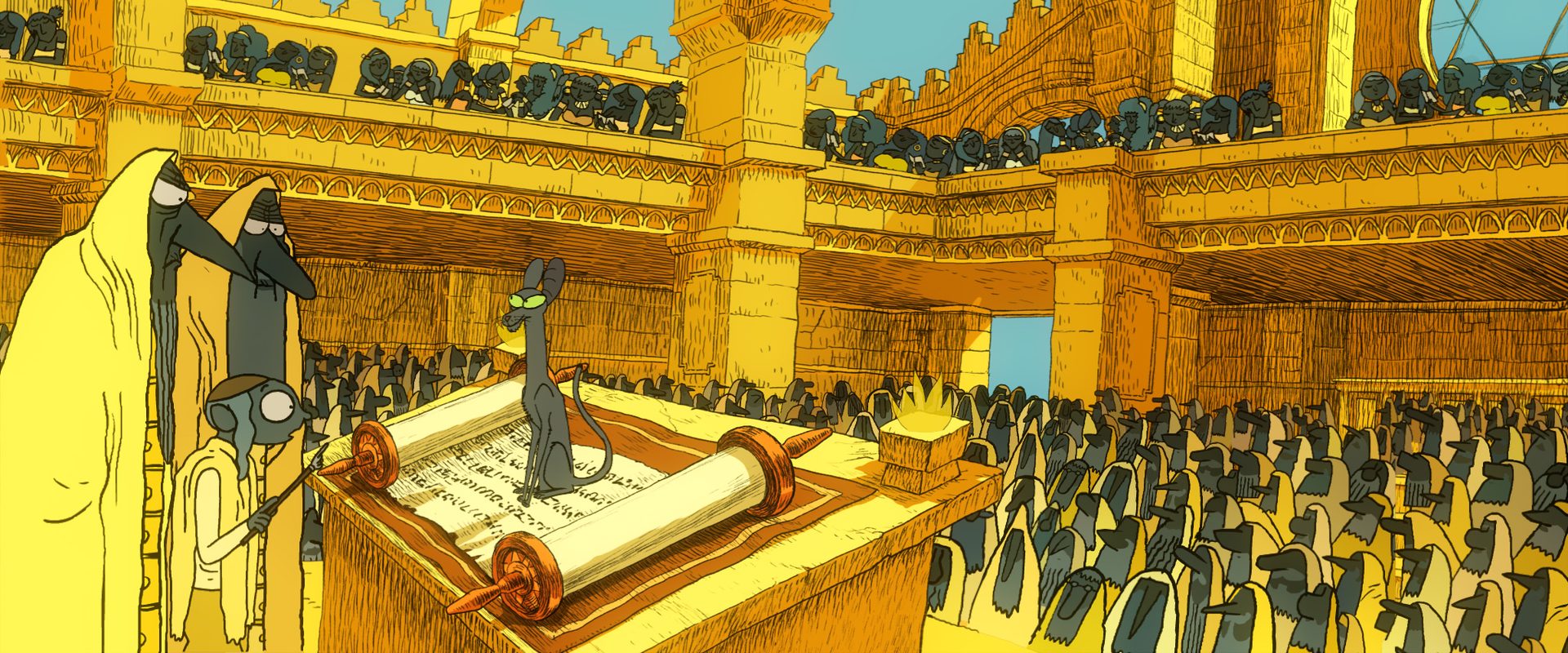 The Rabbi's Cat background