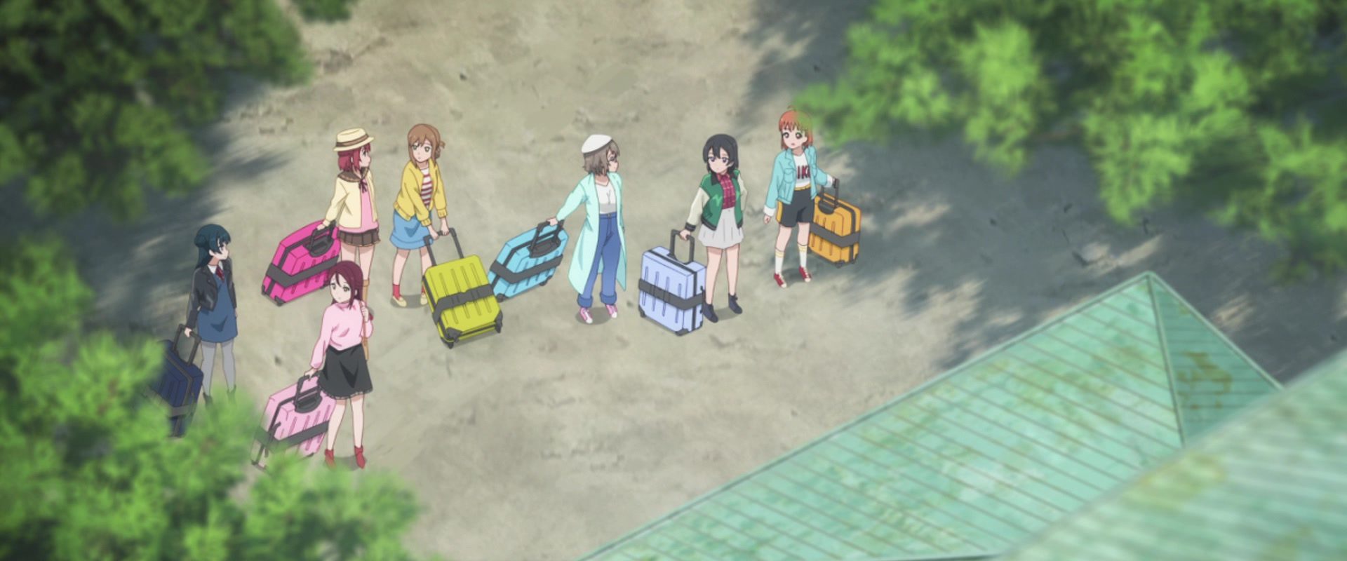Love Live! Sunshine!! The School Idol Movie Over the Rainbow background
