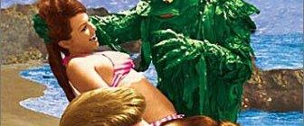 The Beach Girls and the Monster background