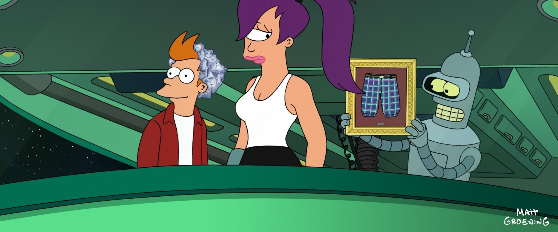 Futurama: Into the Wild Green Yonder background