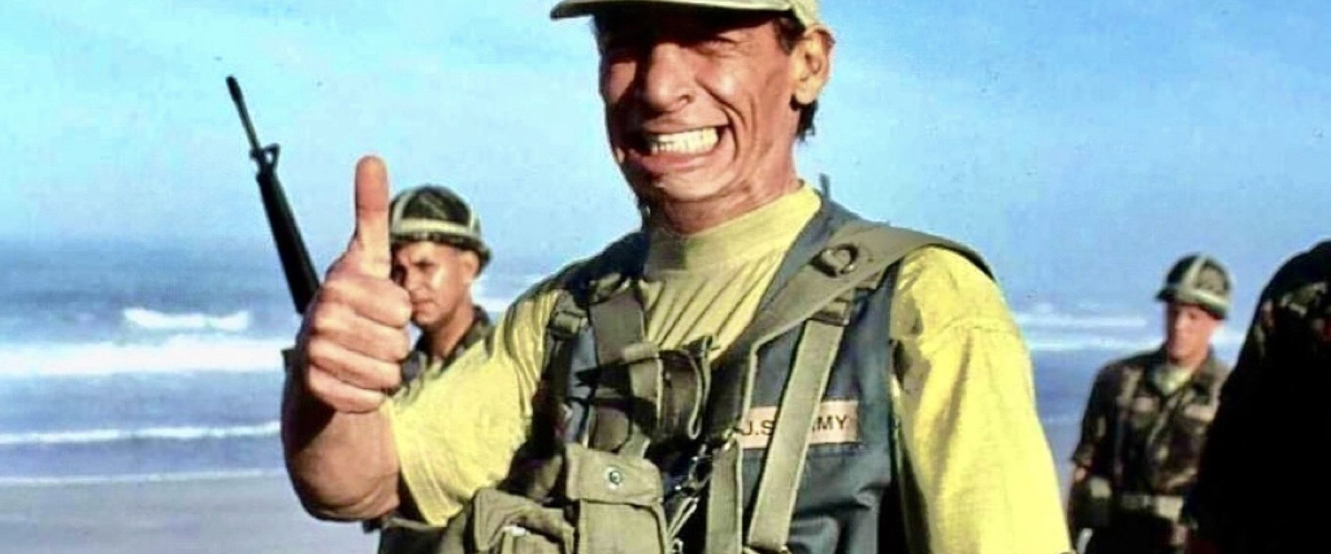 Ernest in the Army background