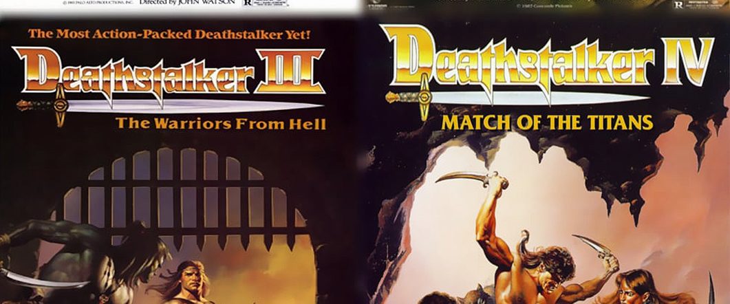 Deathstalker and the Warriors from Hell background