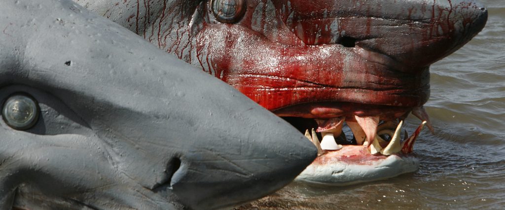2-Headed Shark Attack background