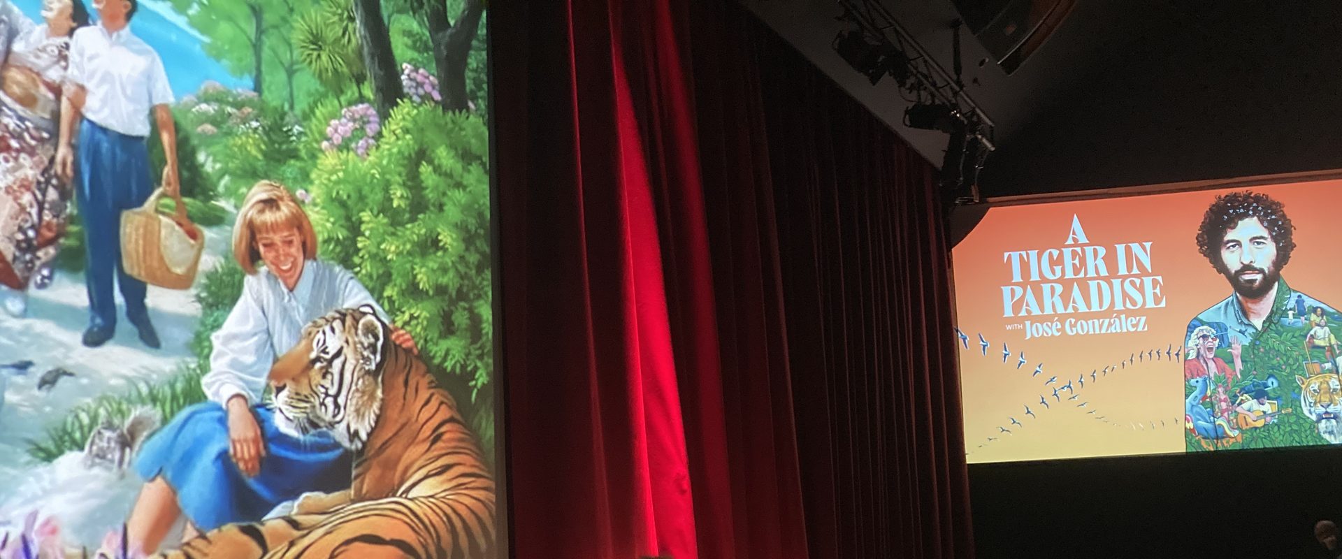 A Tiger in Paradise background