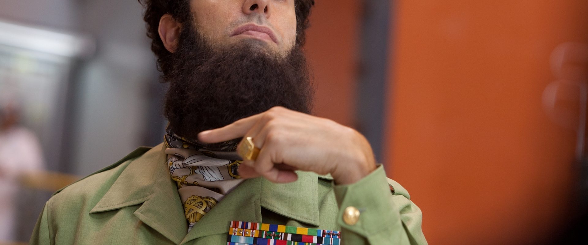 The Dictator background