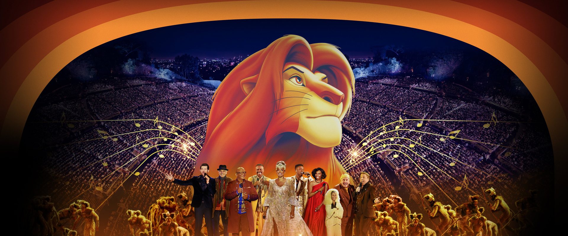 The Lion King at the Hollywood Bowl background