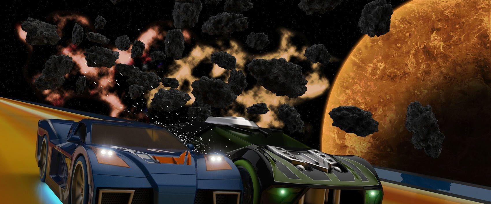 Hot Wheels AcceleRacers: The Ultimate Race background