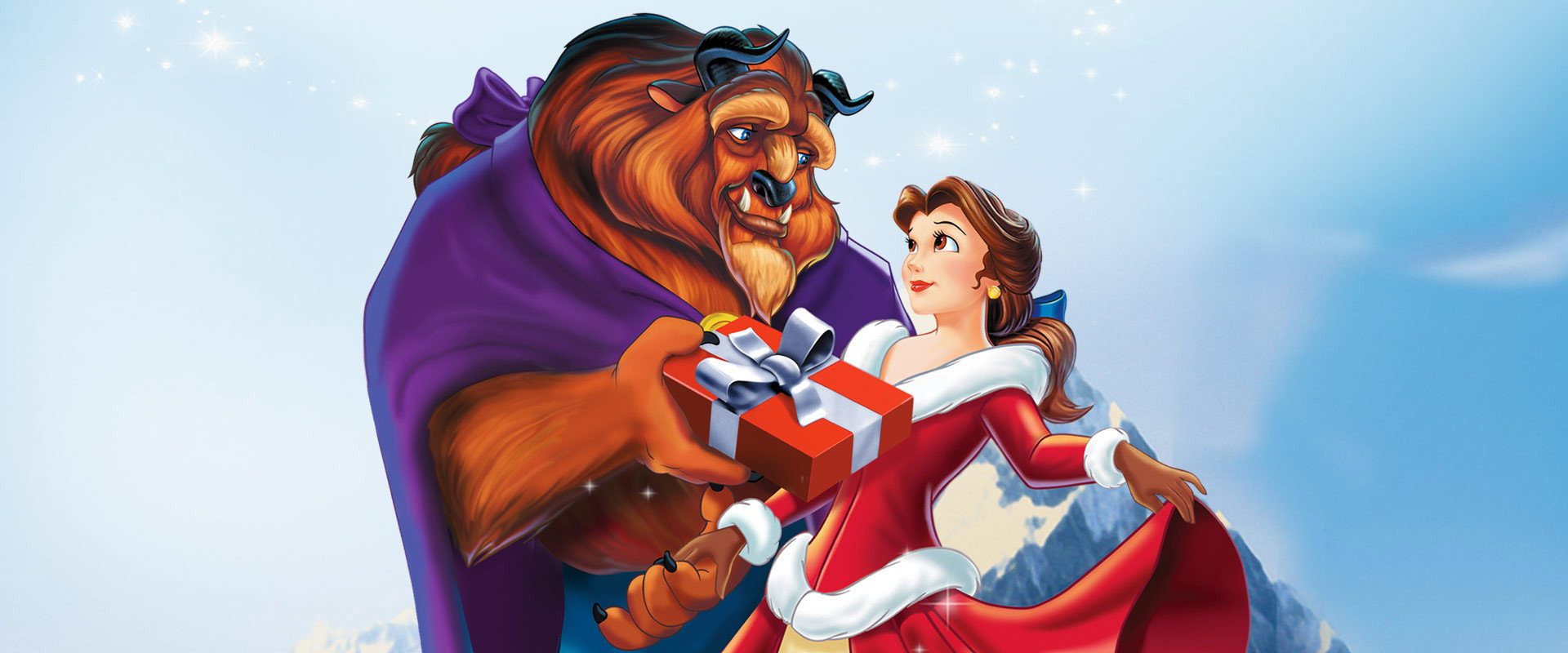 Beauty and the Beast: The Enchanted Christmas background