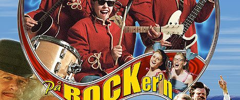 Olsenbanden Junior på rocker'n background