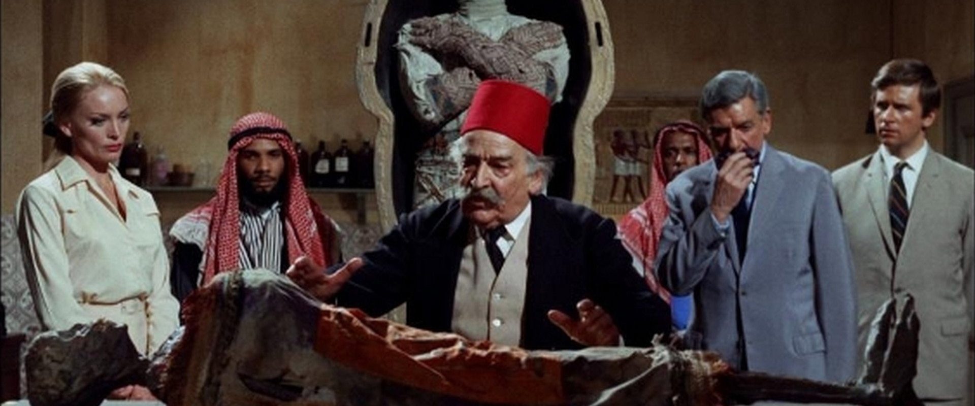 The Mummy's Shroud background