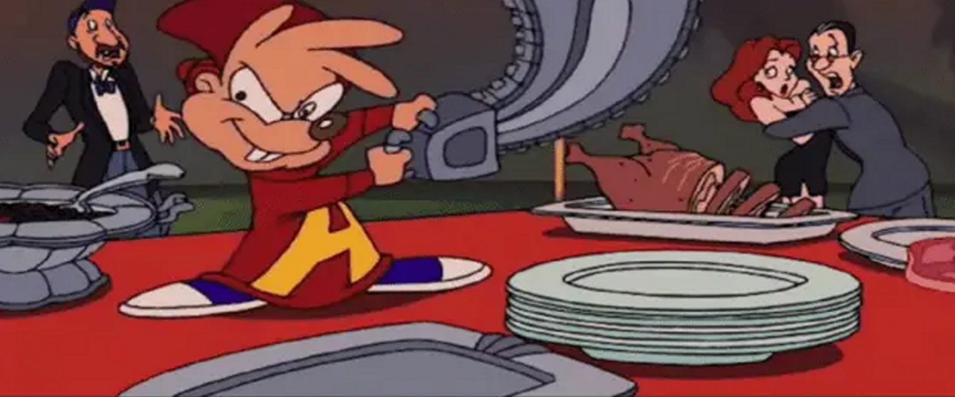 Alvin and the Chipmunks Meet Frankenstein background