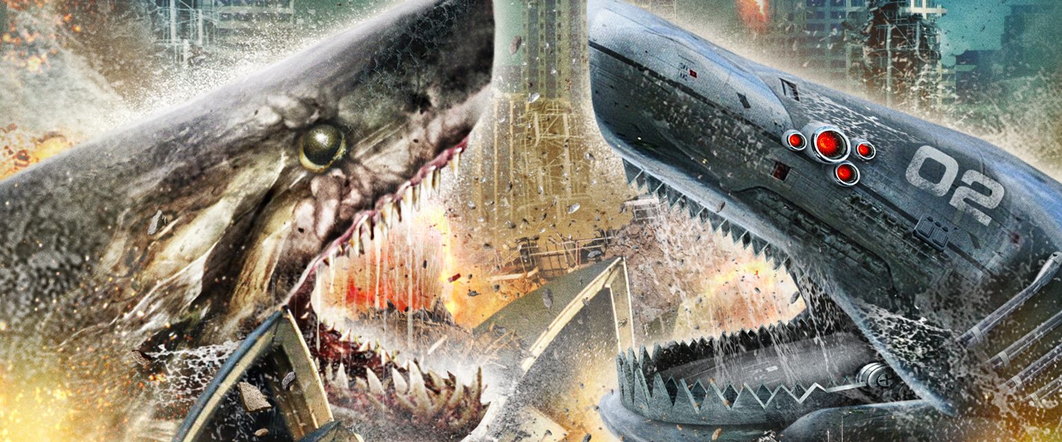 Mega Shark vs. Mecha Shark background