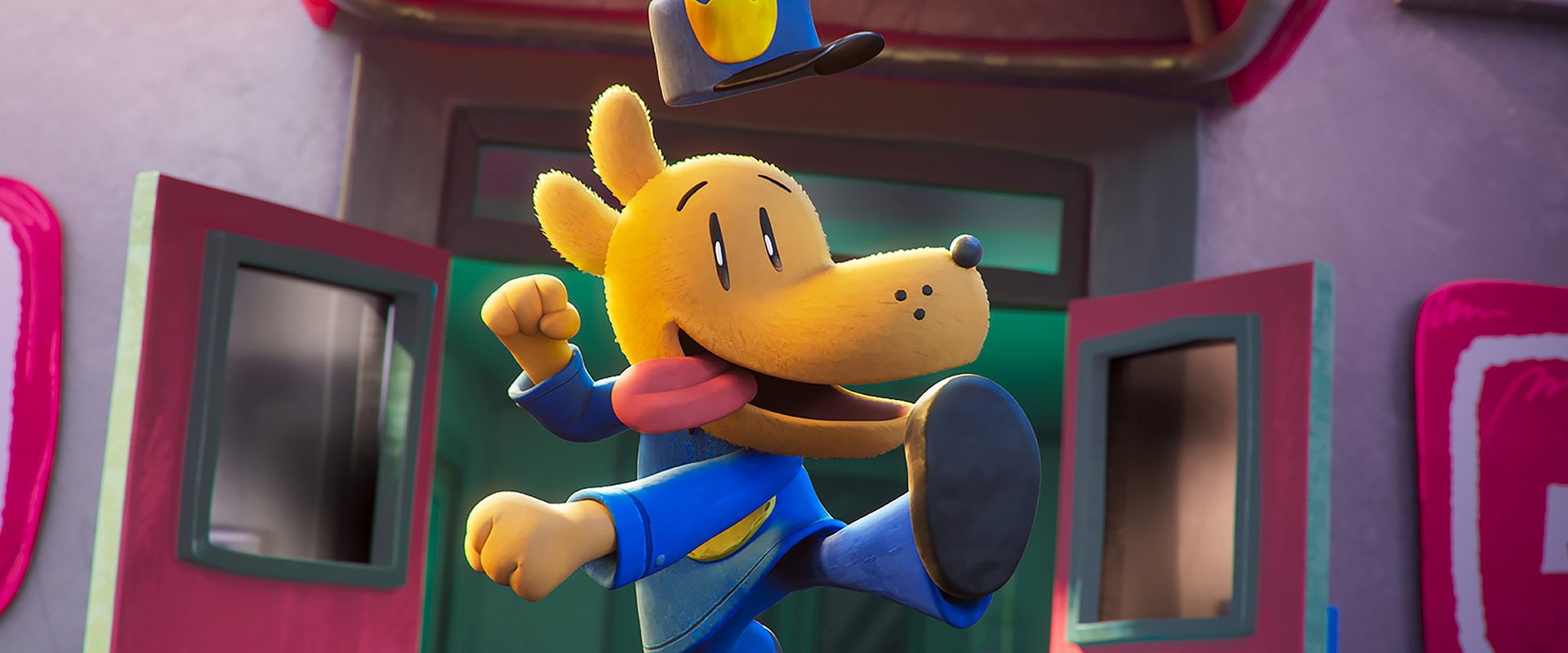Dog Man background