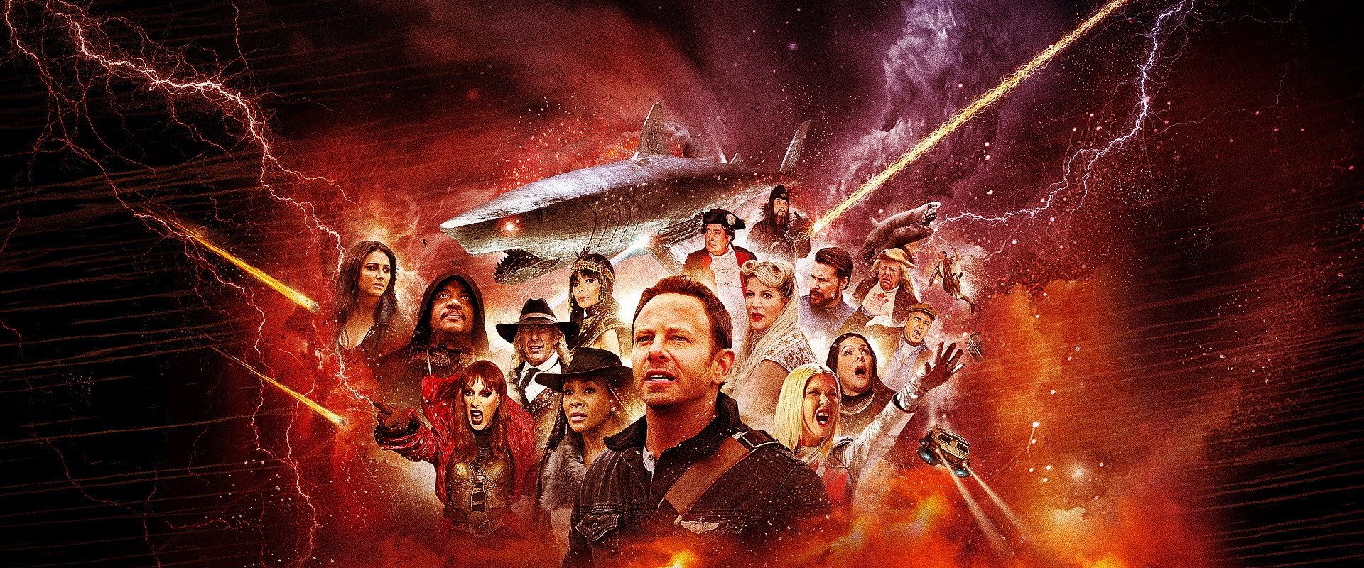 The Last Sharknado: It's About Time background