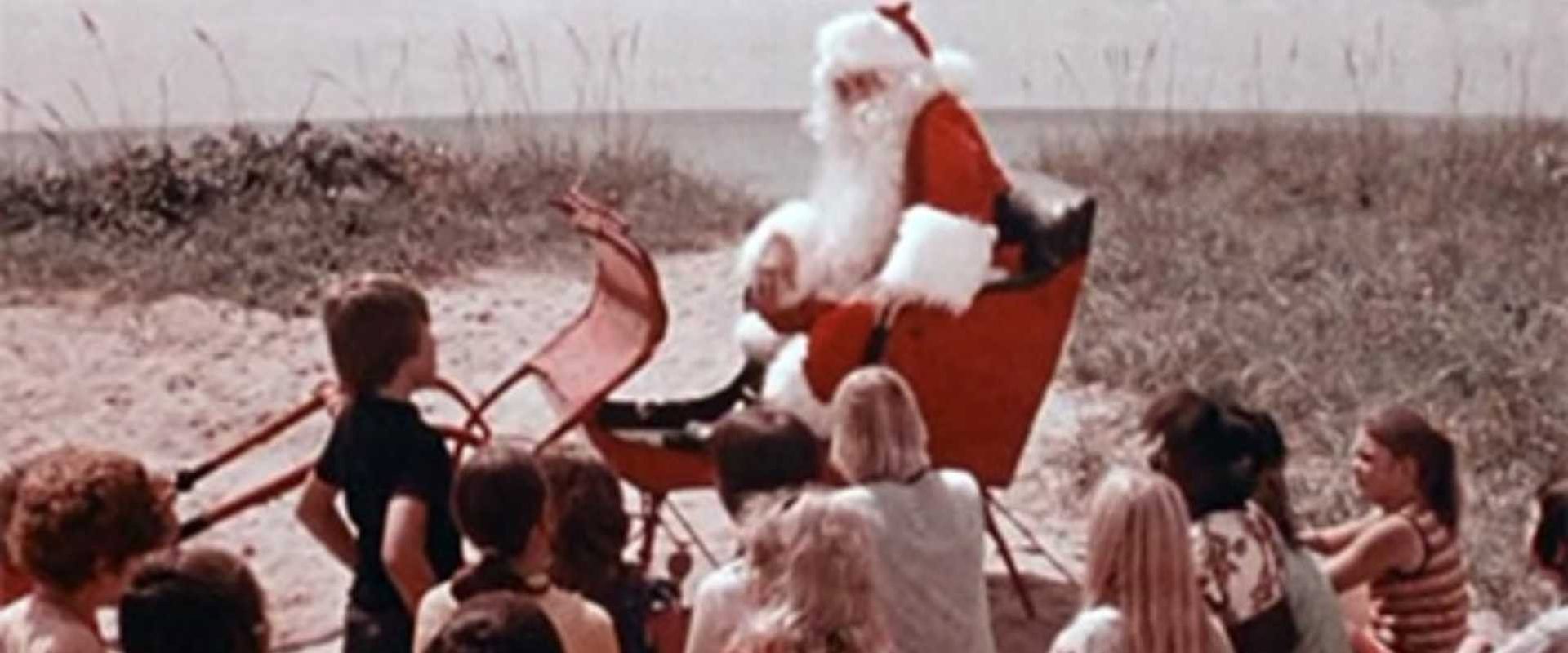 Santa and the Ice Cream Bunny background