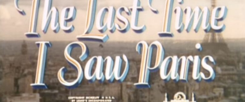 The Last Time I Saw Paris background